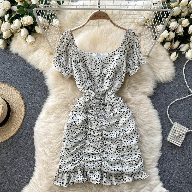 New Summer Women's Short Floral Dress