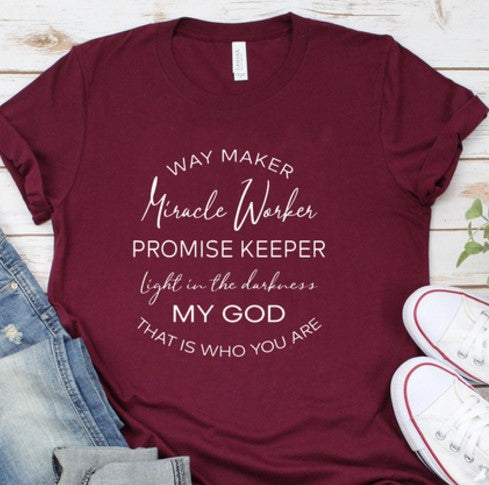 T-Shirt With Christian Phrase