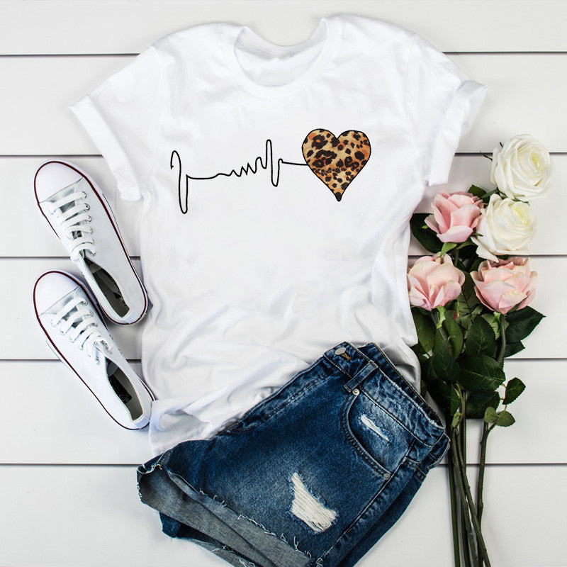 Women's Short-sleeved Loose T-shirt