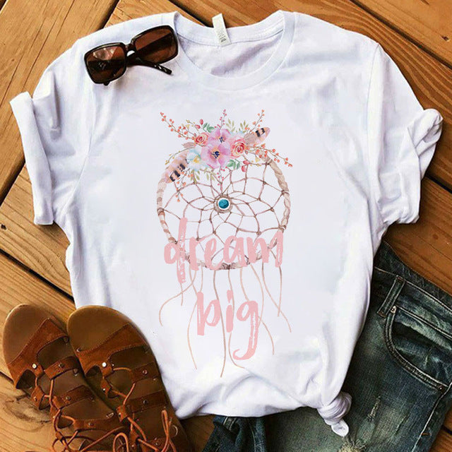 Women's t-shirt beautiful flower T-shirt