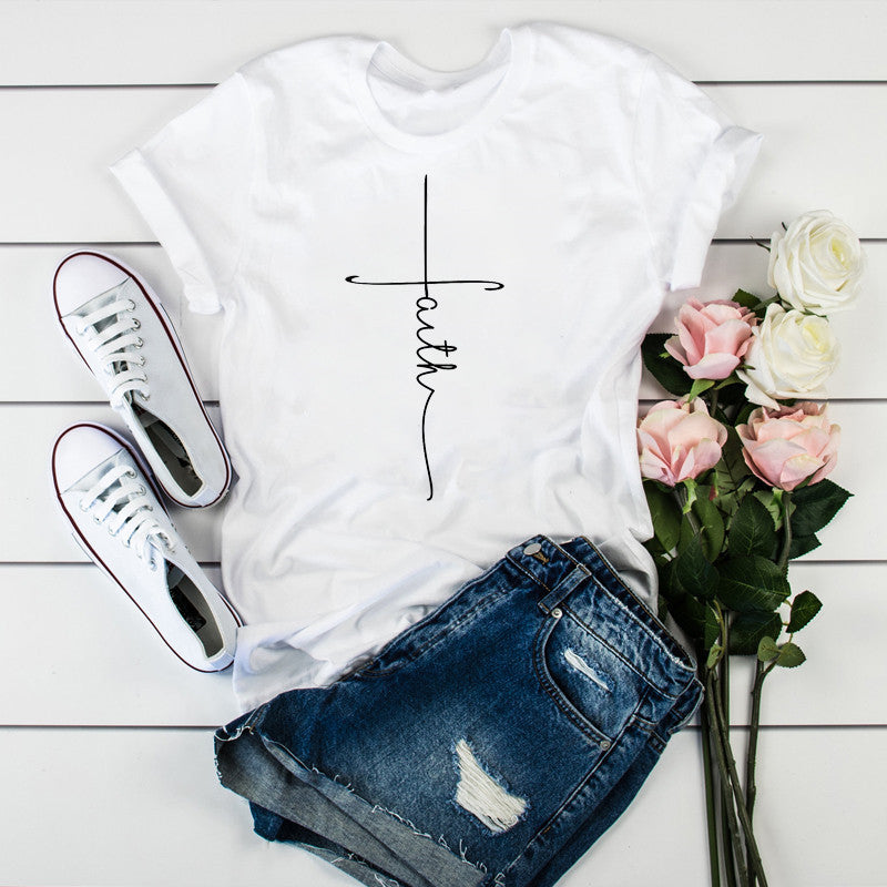 Women's Short-sleeved Loose T-shirt