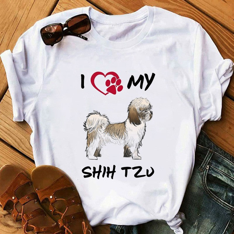 Puppy Print T-shirt