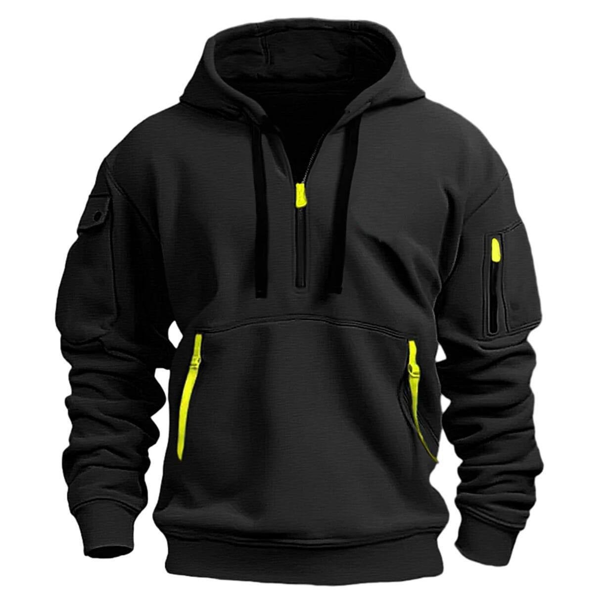 Casual Sports Jacket With Zipper And Pocket