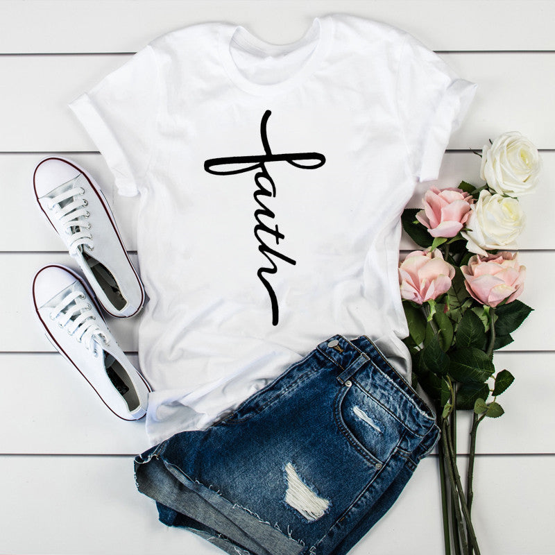 Women's Short-sleeved Loose T-shirt