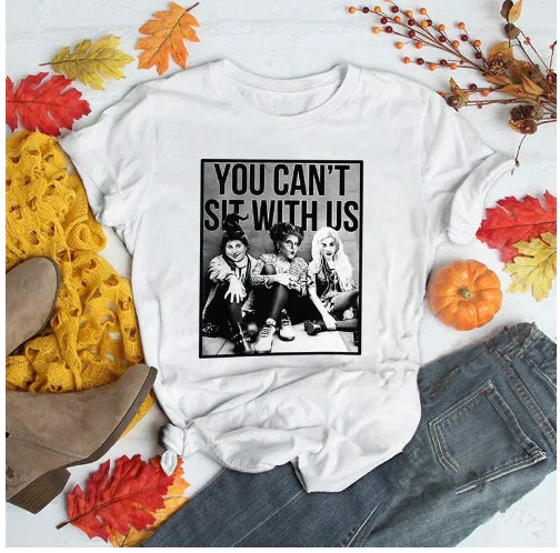 Three Witches Halloween Vintage T-Shirt