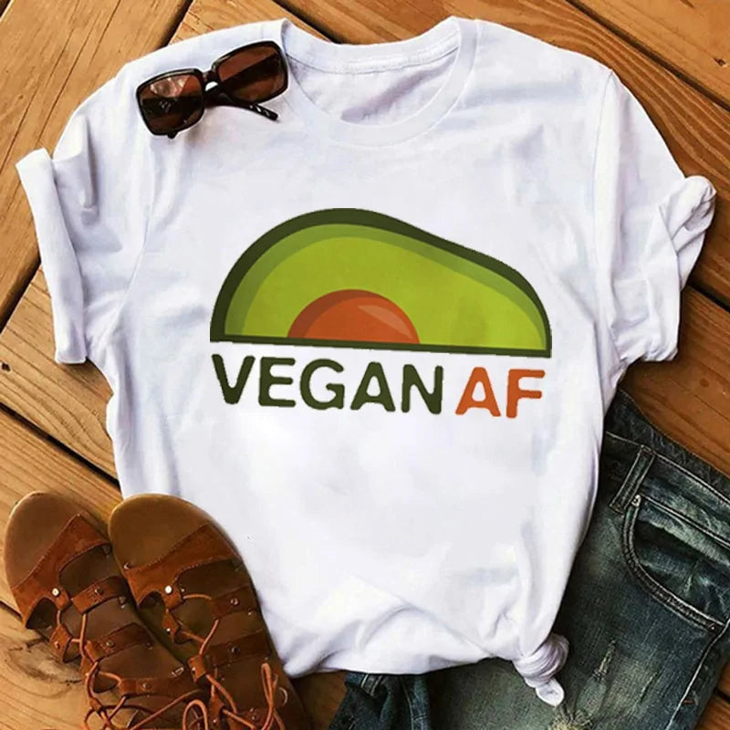 Animated Avocado Short Sleeve T-Shirt