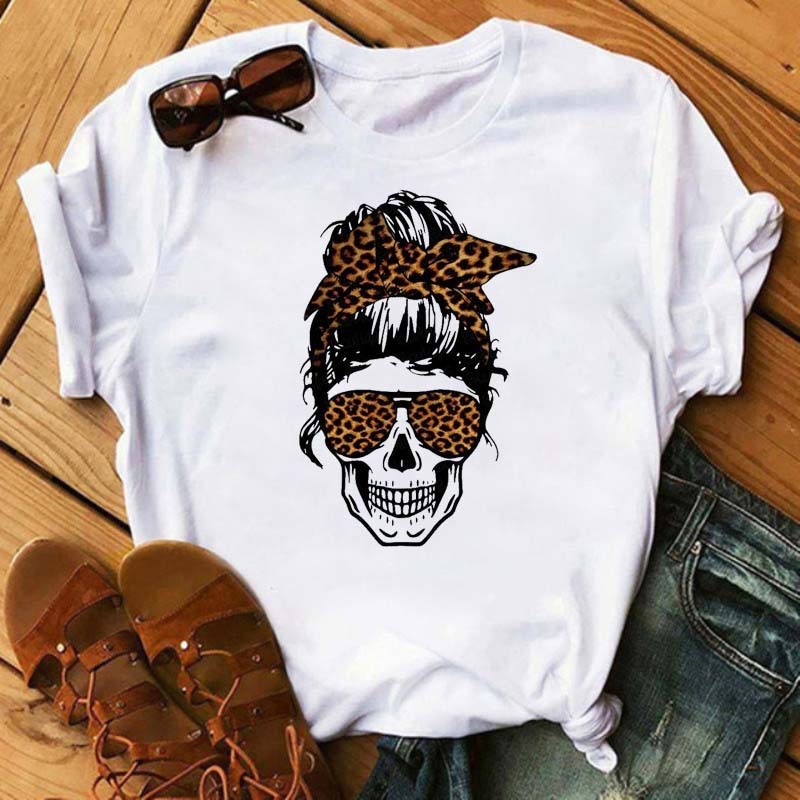 Women's Floral Skull Shirt