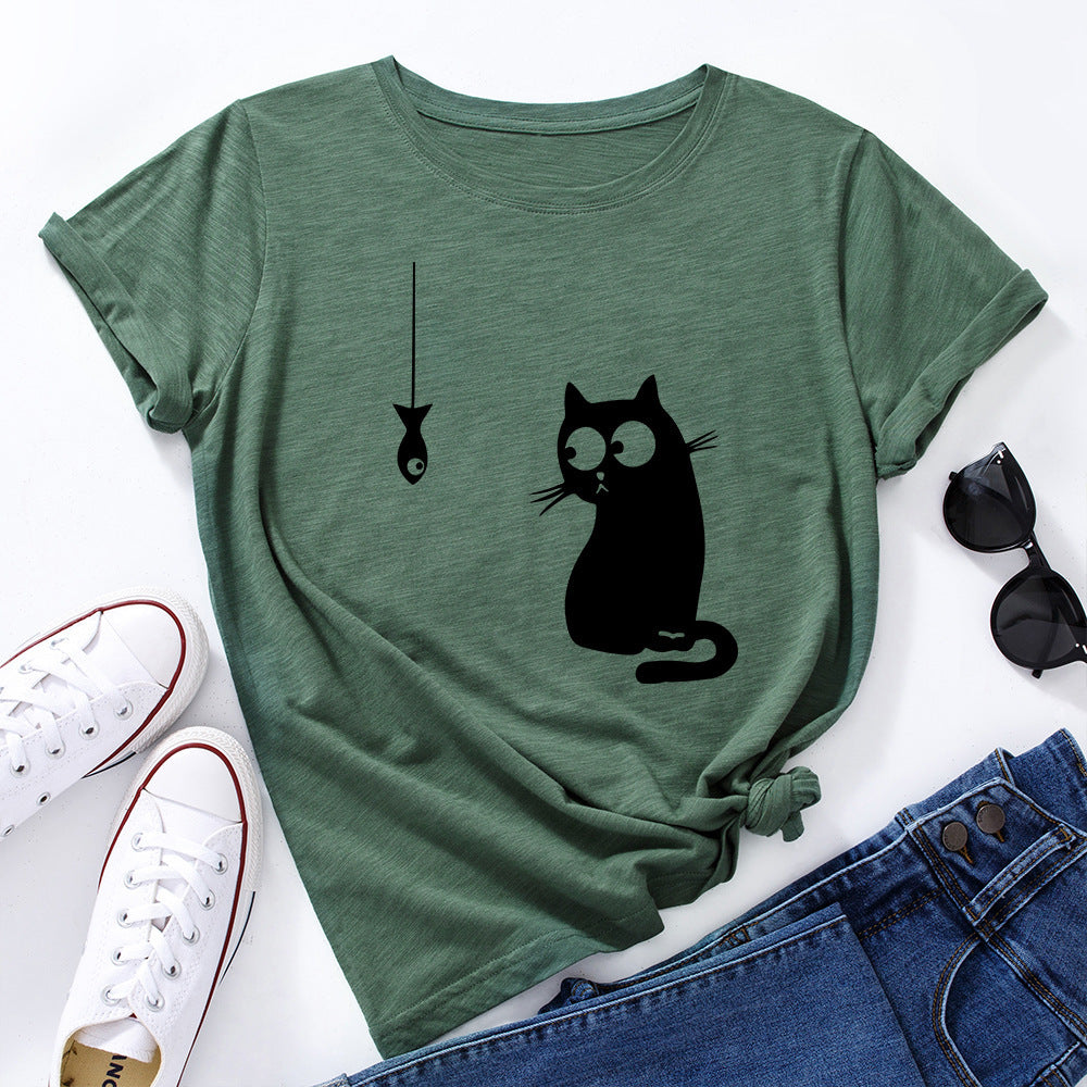 Women's Cat T-Shirt